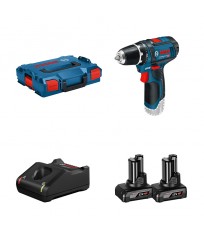 Perceuse-visseuse GSR 12V-15 + 2 batteries GBA 12V 6 Ah + 1 chargeur GAL 12V-40 BOSCH
