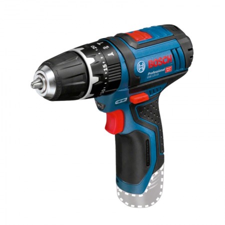 Perceuse-visseuse à percussion GSB 12 V-15 + 2 batteries 12V 6 Ah + chargeur GAL 12V-40 BOSCH