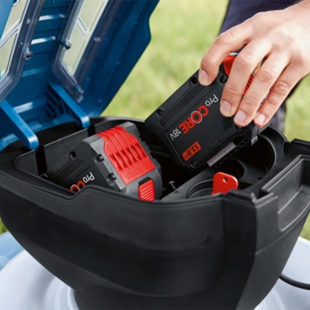 Tondeuse 2 x 18V  GRA 18V2-46 + 4 batteries Procore 18V 8 Ah + 1 chargeur GAL 18V-160 BOSCH