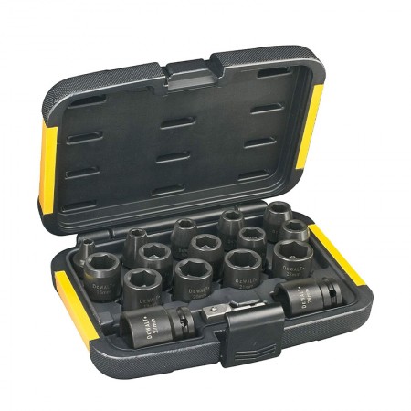 Coffret de 16 douilles à chocs DEWALT