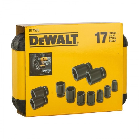 Coffret de 16 douilles à chocs DEWALT