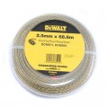 Recharge de fil pour débroussailleuses 2,5mm x 68,6m DEWALT
