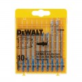 Coffret de 10 lames de scie sauteuse métal DEWALT