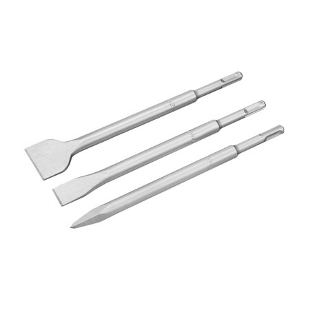 Pack de 2 burins plats et d'une pointe SDS-Plus DEWALT