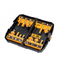 Coffret de 12 fraises de défonceuse 8mm DEWALT