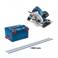 Scie circulaire Ø190 mm GKS 65 GCE + Rail de guidage FSN 1400 BOSCH
