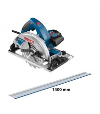 Scie circulaire Ø190 mm GKS 65 GCE + Rail de guidage FSN 1400 BOSCH