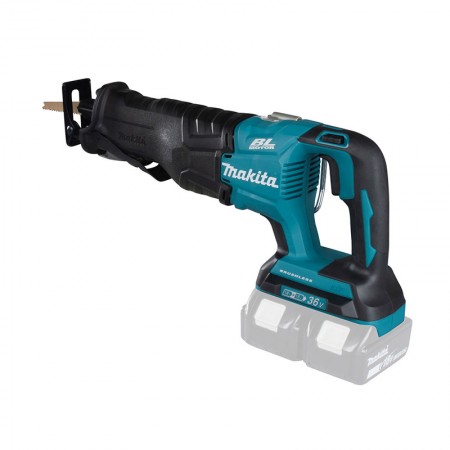 Scie sabre 2x18V DJR360Z + 2 batteries BL1850B 18V 5 Ah + 1 chargeur double DC18RD MAKITA