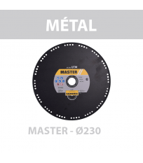 Disque diamant Ø230 Métal MASTER UTM SAMEDIA