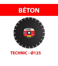 Disque diamant Ø125 Béton TECHNIC DIAM FIRST BV SAMEDIA