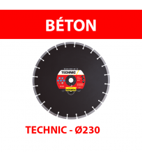 Disque diamant Ø230 Béton TECHNIC DIAM FIRST BV 10 SAMEDIA