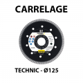 Disque diamant Ø125 Carrelage TECHNIC UF SAMEDIA