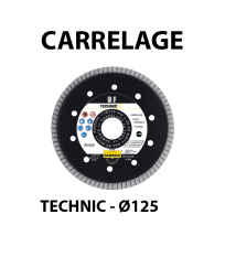 Disque diamant Ø125 Carrelage TECHNIC UF SAMEDIA