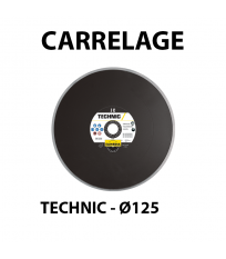Disque diamant Ø125 Carrelage TECHNIC JC SAMEDIA
