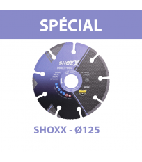 Disque diamant Ø125 Spécial SHOXX MULTI-MAT SAMEDIA