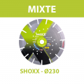 Disque diamant Ø230 Mixte SHOXX MX13 SAMEDIA