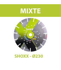 Disque diamant Ø230 Mixte SHOXX MX13 SAMEDIA