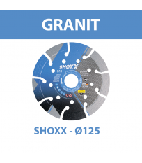 Disque diamant Ø125 Granit SHOXX G13 SAMEDIA