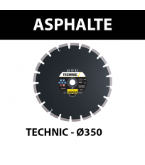 Disque diamant Ø350 Asphalte TECHNIC AS TP 82 SAMEDIA