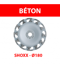 Plateau de surfaçage diamant Ø180 Béton SHOXX PL ZU5 SAMEDIA