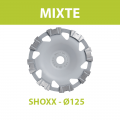 Plateau de surfaçage diamant Ø125 Mixte SHOXX PL MX5 SAMEDIA