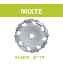 Plateau de surfaçage diamant Ø125 Mixte SHOXX PL MX5 SAMEDIA