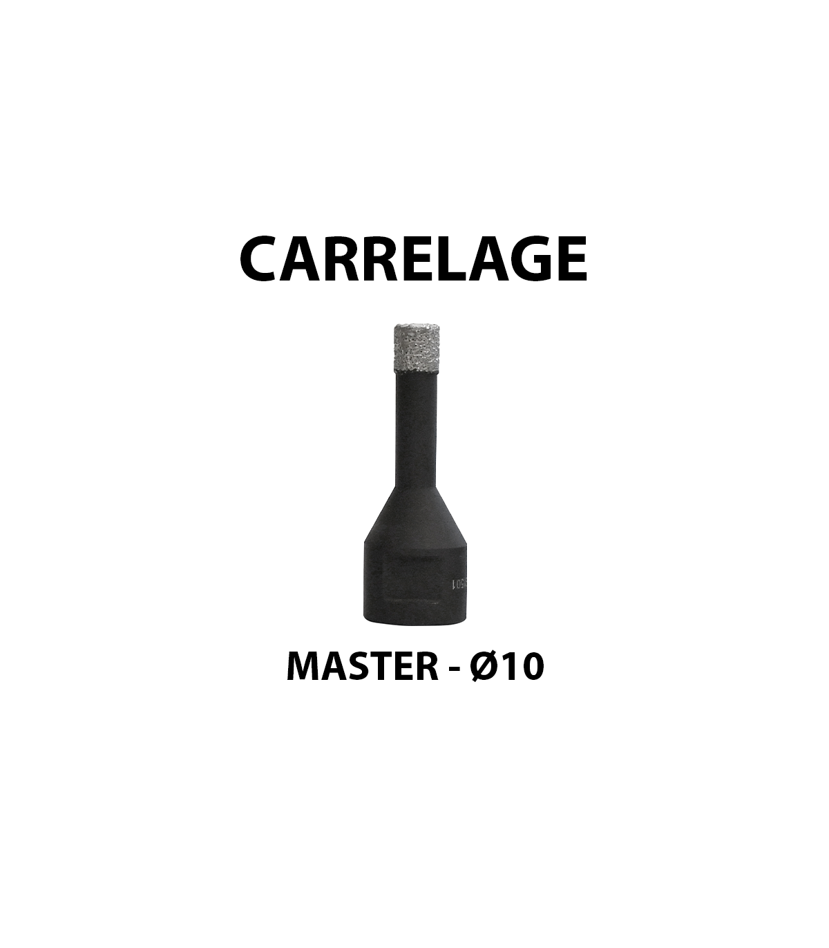 Foret diamant Ø10 MASTER CARRELAGE M14 SAMEDIA