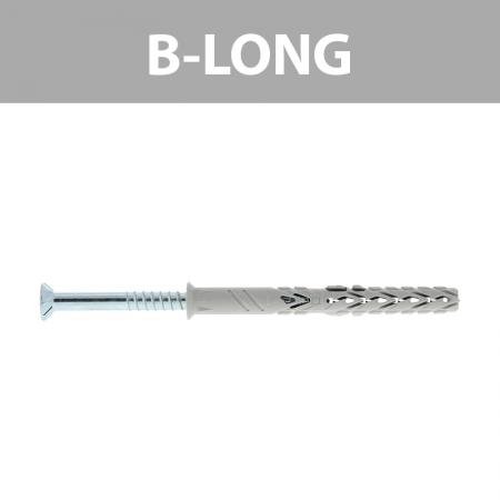 Cheville de fixation légère B-LONG FRAISÉE SPIT