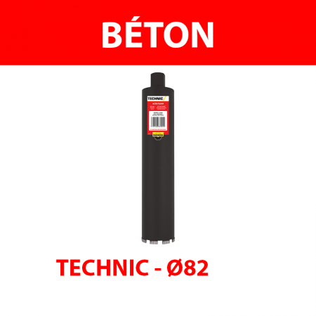 Foret diamant Ø82 Béton TECHNIC ACTIV'DIAM SAMEDIA