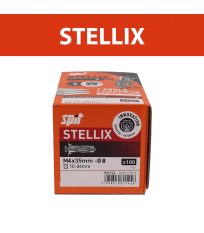 Boîte 100 chevilles STELLIX 4x35/15 + VIS pour plaques de plâtre SPIT