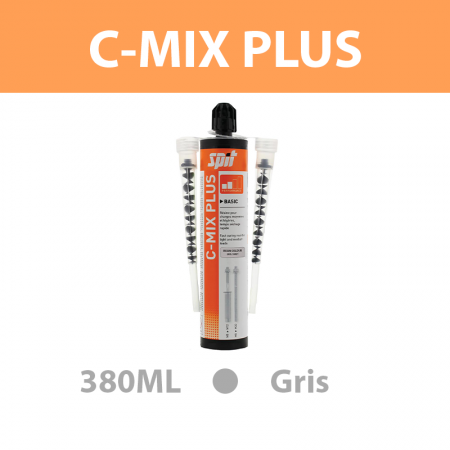 Cartouche résine de scellement Gris 380ML C-MIX PLUS SPIT