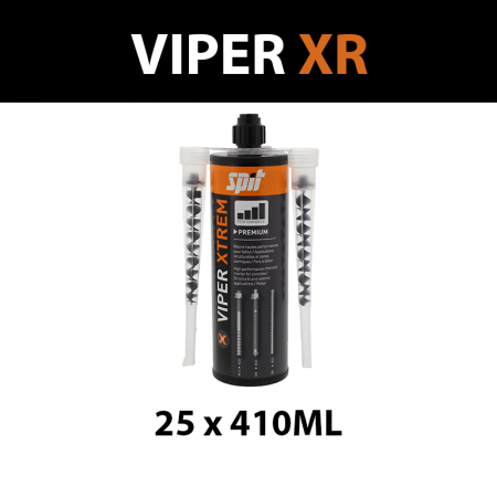 Cartouche résine de scellement 25x410ML VIPER XTREM SPIT
