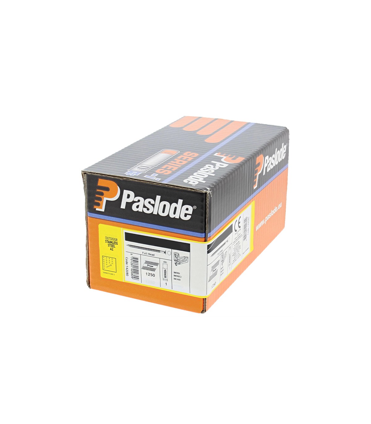 Boîte de 1250 clous bande papier 63x2,8mm 34° Inox IM90i A2 SPIT