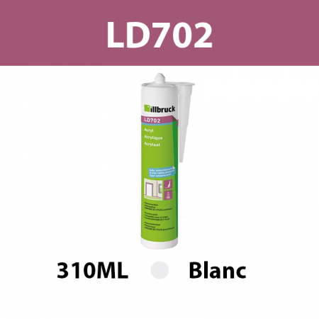 Mastic acrylique "LD702" Blanc 310ML ILLBRUCK