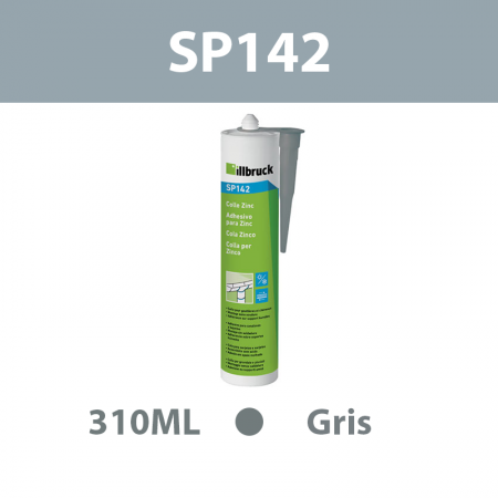 Colle zinc "SP142" Gris 310ML ILLBRUCK