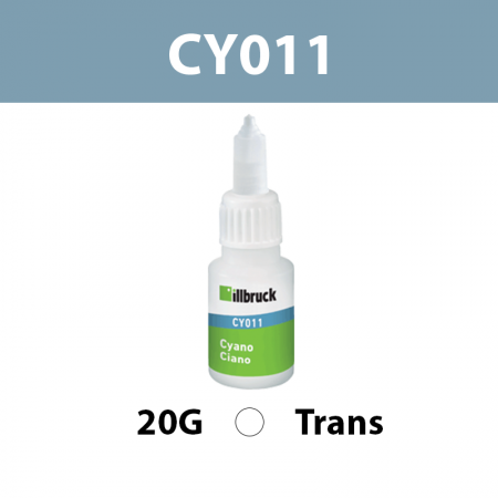 Colle instantanée liquide "CY011" Translucide 20G ILLBRUCK