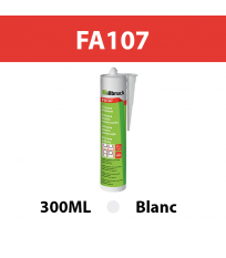 Mastic silicone bâtiment "FA107" Blanc 300ML ILLBRUCK