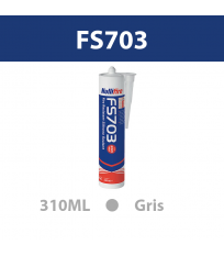 Mastic silicone coupe-feu "FS703" Gris 310ML NULLIFIRE
