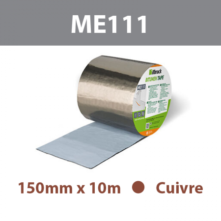 Bande d'étanchéité à froid "ME111" 150mmx10m Cuivre ILLBRUCK