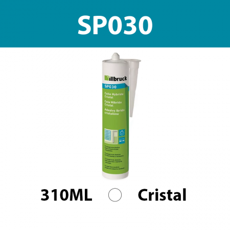 Mastic colle hybride "SP030" Cristal 310ML ILLBRUCK