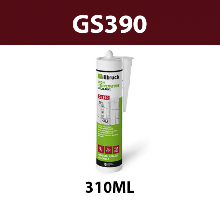 Mastic silicone Fumisterie Haute température "GS390" 310ML ILLBRUCK