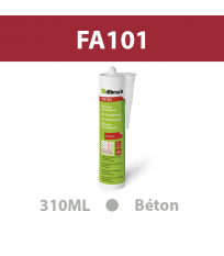 Mastic silicone menuiserie "FA101" Gris béton 310ML ILLBRUCK