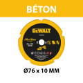 Disque diamant Ø76 mm béton DEWALT