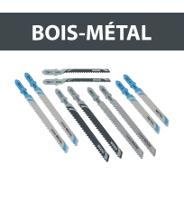 Coffret de 10 lames de scie sauteuse bois et métal DEWALT