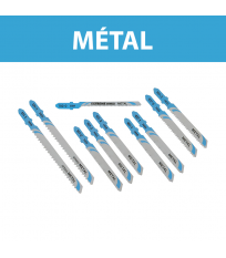 Coffret de 10 lames de scie sauteuse métal DEWALT