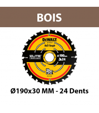 Lame de scie circulaire Elite Bois Ø190 mm DEWALT