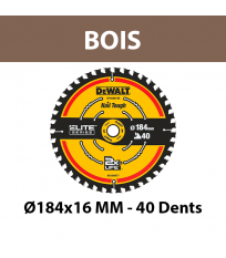 Lame de scie circulaire Elite Bois Ø184 mm DEWALT