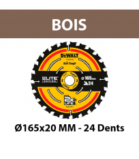 Lame de scie circulaire Elite Bois Ø165 mm DEWALT