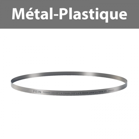 Lame de scie à ruban pour métal et plastique BIM 733 T14 MS FEIN
