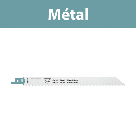 Lame de scie sabre pour métal BIM 180 T10 MSA FEIN